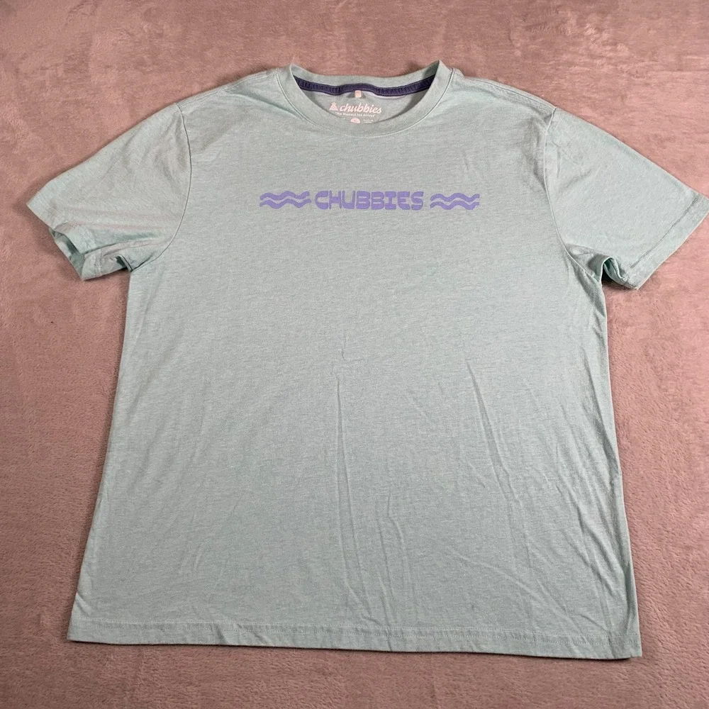 Chubbies Shirt Mens Small Blue Sea Salt Club Toucan Graphic Tee Casual Weekend - Picture 3 of 8